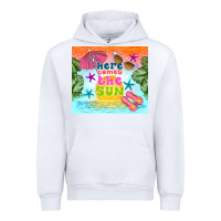 White here comes the sun Urban Hoodie - TumblerDesignByShophia