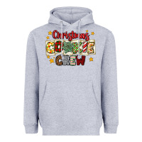 Heather Grey Christmas cookie crew Heavyweight Hoodie - MaliasSmallBusiness