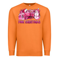 Carrot Pink Christmas Truck Premium Sweatshirt - BundleAndBundleShop