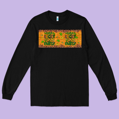 Western St. Patrick's Day One Lucky Nurse Long Sleeve Tee Designed By Artiststas