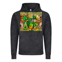 Vintage Black St. Patrick's Day gnomies truck tumbler Vintage Hoodie - Neo Western