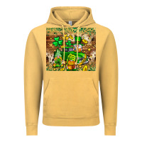 Vintage Mustard St. Patrick's Day gnomies truck tumbler Vintage Hoodie - Neo Western