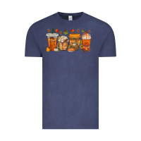 Vintage Denim western thanksgiving coffee cups bbs Vintage Tee - BundleAndBundleShop