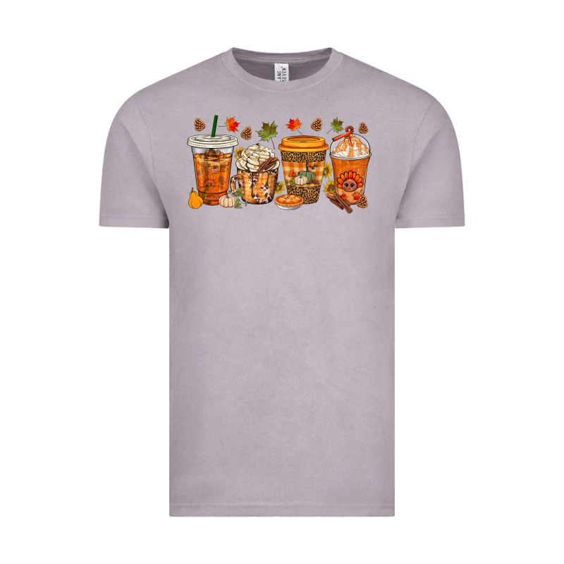 Western Thanksgiving Coffee Cups Bbs Vintage Tee by BundleAndBundleShop | Teevron