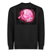 Black breast cancer volleyball Heavyweight Sweatshirt - JahusDesignShop