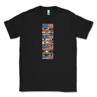 Black usa flag and western patterns  penwraps Classic Tee - Artiststas