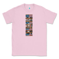 Bubblegum Pink usa flag and western patterns  penwraps Classic Tee - Artiststas