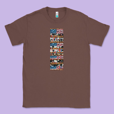 Usa Flag And Western Patterns  Penwraps Classic Tee Designed By Artiststas
