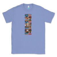 Colony Blue usa flag and western patterns  penwraps Classic Tee - Artiststas