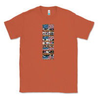 Copper usa flag and western patterns  penwraps Classic Tee - Artiststas