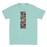 Seafoam usa flag and western patterns  penwraps Classic Tee - Artiststas