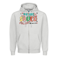 Dove Grey his life saved my life Zipper Hoodie - MaliasSmallBusiness