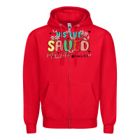 Red his life saved my life Zipper Hoodie - MaliasSmallBusiness