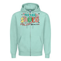 Seafoam his life saved my life Zipper Hoodie - MaliasSmallBusiness