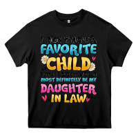 Black i don't have a favorite child Heavy Core Tee - MaliasSmallBusiness