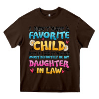 Chocolate Brown i don't have a favorite child Heavy Core Tee - MaliasSmallBusiness