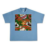 Pebble Blue christmas cake seamless pattern Urban Heavy Tee - BundleAndBundleShop