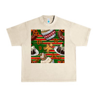Sandshell christmas cake seamless pattern Urban Heavy Tee - BundleAndBundleShop