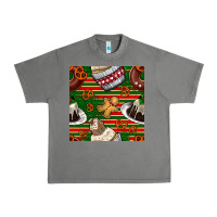 Tornado christmas cake seamless pattern Urban Heavy Tee - BundleAndBundleShop