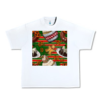 White christmas cake seamless pattern Urban Heavy Tee - BundleAndBundleShop