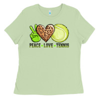 Matcha peace love tennis Ladies Tee - AdoDesignShop