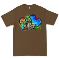 Cacao autism hearts Premium Tee - Zillion Design Studio