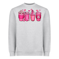 Heather Grey breast cancer coffee cups Heavyweight Sweatshirt - JahusDesignShop