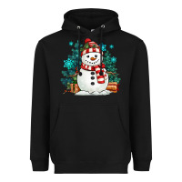 Christmas Snowman Heavyweight Hoodie | Teevron