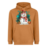 Meerkat christmas snowman Heavyweight Hoodie - MaliasSmallBusiness