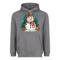 Storm christmas snowman Heavyweight Hoodie - MaliasSmallBusiness