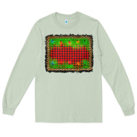 Matcha christmas lights background Long Sleeve Tee - AdoDesignShop