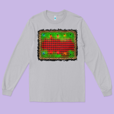Christmas Lights Background Long Sleeve Tee Designed By Adodesignshop