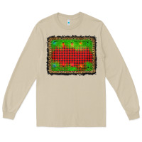 Mushroom christmas lights background Long Sleeve Tee - AdoDesignShop
