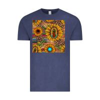 Vintage Denim our lady of guadalupe sunflower  seamless pattern Vintage Tee - JahusDesignShop