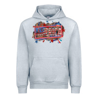 Heather Grey America Urban Hoodie - HowdyJamesFarm