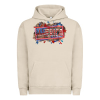 Pigment French Oak America Urban Hoodie - HowdyJamesFarm
