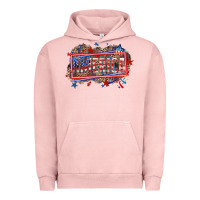 Pigment Salmon America Urban Hoodie - HowdyJamesFarm
