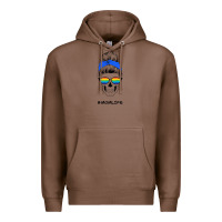 Chestnut Blue Glitter Rainbow Mom Skull Premium Hoodie - Bettercallsaul