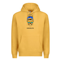 Mustard Blue Glitter Rainbow Mom Skull Premium Hoodie - Bettercallsaul