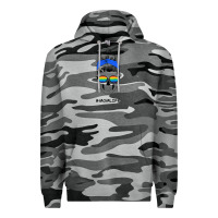Slate Camo Blue Glitter Rainbow Mom Skull Premium Hoodie - Bettercallsaul