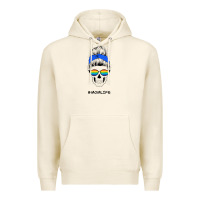 Tofu Blue Glitter Rainbow Mom Skull Premium Hoodie - Bettercallsaul