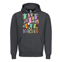 Smoke teacher bunny's Zipper Hoodie - MaliasSmallBusiness