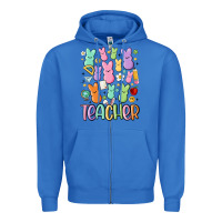 True Royal teacher bunny's Zipper Hoodie - MaliasSmallBusiness