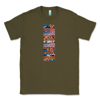 Army Green usa flag and western patterns  penwraps Classic Tee - Artiststas
