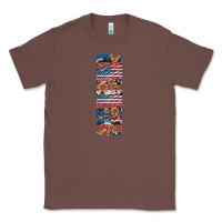 Chestnut usa flag and western patterns  penwraps Classic Tee - Artiststas