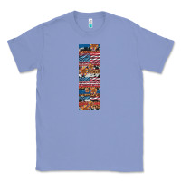 Colony Blue usa flag and western patterns  penwraps Classic Tee - Artiststas