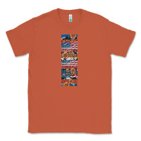Copper usa flag and western patterns  penwraps Classic Tee - Artiststas