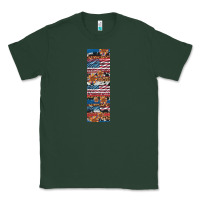 Sports Green usa flag and western patterns  penwraps Classic Tee - Artiststas