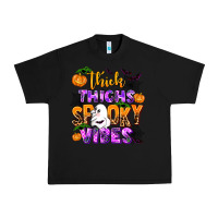 Black thick thighs spooky vibes Urban Heavy Tee - AdoDesignShop