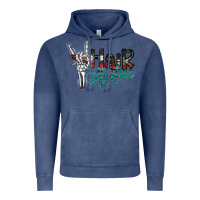 Vintage Denim hair hustler2 Vintage Hoodie - SublimationCraftShop